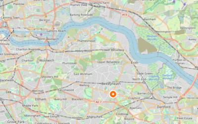 Map of Bexley — the London borough we serve as Man and Van.