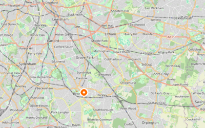 Map of Bromley — the London borough we serve as Man and Van.