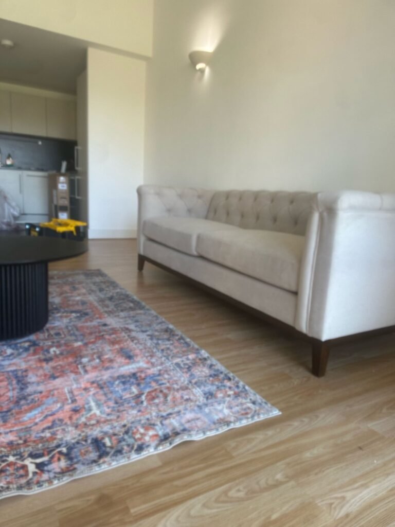 Furniture delivery London — newly installed bed and mattress in a London bedroom