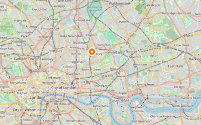 Map of Hackney — the London borough we serve as Man and Van.