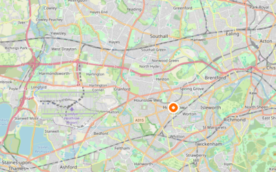 Map of Hounslow — the London borough we serve as Man and Van.