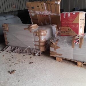 IKEA flat-pack delivery service London — boxes loaded for delivery