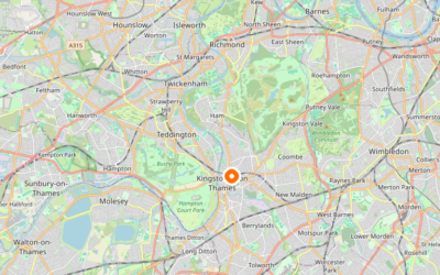 Map of Kingston upon Thames — the London borough we serve as Man and Van.