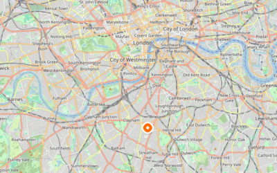 Map of Lambeth — the London borough we serve as Man and Van.