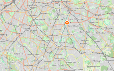 Map of Lewisham — the London borough we serve as Man and Van.