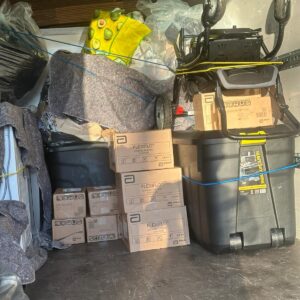 Sensitive equipment boxes loaded with hand trolley — IT Equipment moves