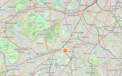 Map of Merton — the London borough we serve as Man and Van.