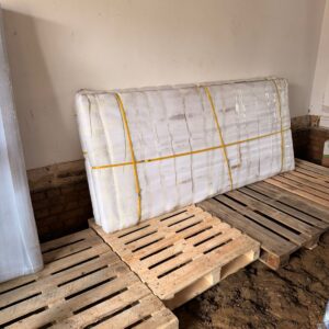 Bespoke packing frame protecting a large mirror — London packing materials & service
