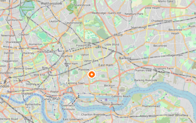 Map of Newham — the London borough we serve as Man and Van.