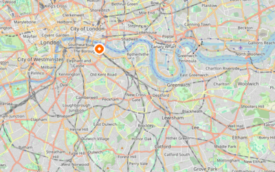 Map of Southwark — the London borough we serve as Man and Van.