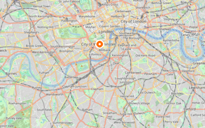 Map of Westminster — the London borough we serve as Man and Van.